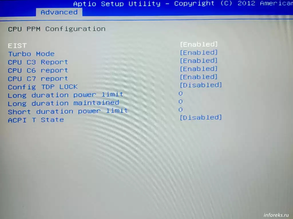 CPU PRM Configuration